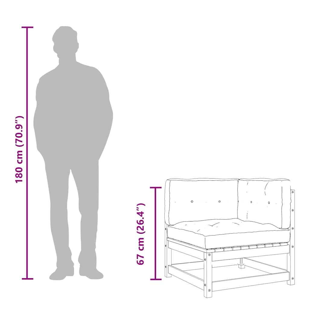 vidaXL Divano a 3 Posti Grigio Scuro 210 cm in Tessuto