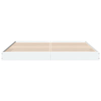 Giroletto senza Materasso Bianco 180x200 cm Legno Multistrato 842000