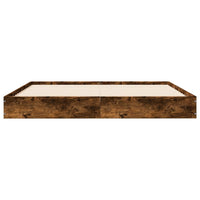 Giroletto senza Materasso Rovere Fumo 160x200 cm in Truciolato 842011