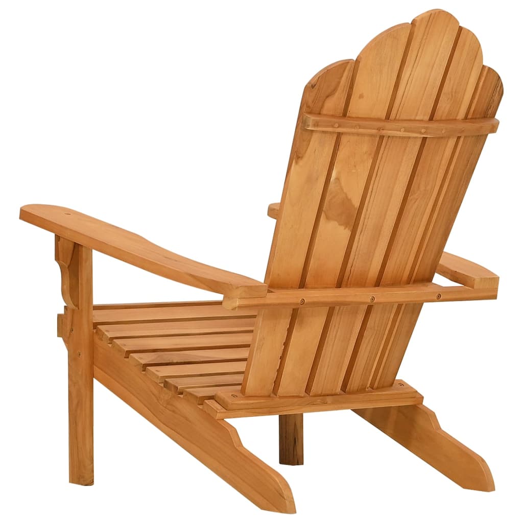 Sedia Adirondack da Giardino 77x78x95 cm Legno Massello di Teak 4008081