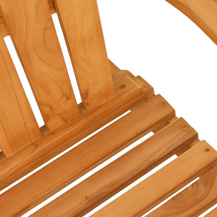 Sedia Adirondack da Giardino 77x78x95 cm Legno Massello di Teak 4008081