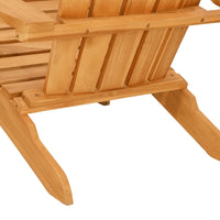 Sedia Adirondack da Giardino 77x78x95 cm Legno Massello di Teak 4008081