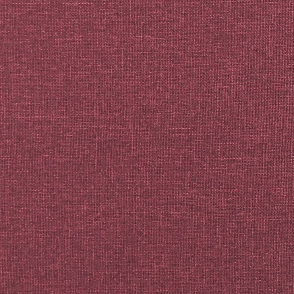 vidaXL Set di Divani 3 pz Rosso Vino in Tessuto