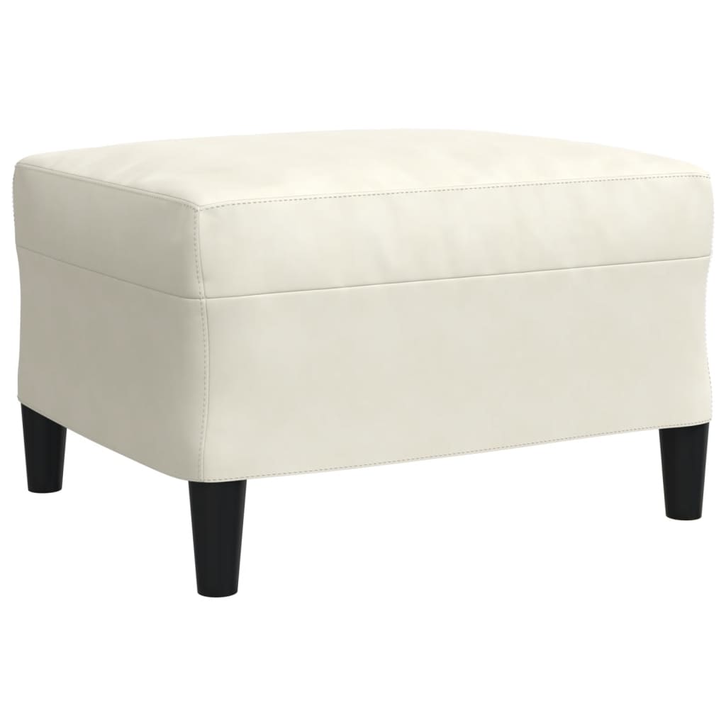 vidaXL Set di Divani 4 pz con Cuscini Crema in Velluto