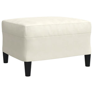 vidaXL Set di Divani 4 pz con Cuscini Crema in Velluto