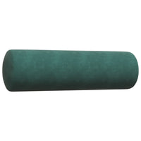 Set di Divani 3 pz con Cuscini e Rinforzi Verde scuro Velluto 3278373