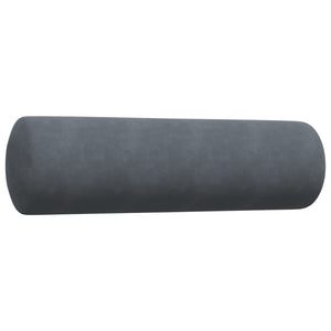 vidaXL Set di Divani 3 pz con Cuscini e Rinforzi Grigio Scuro Velluto