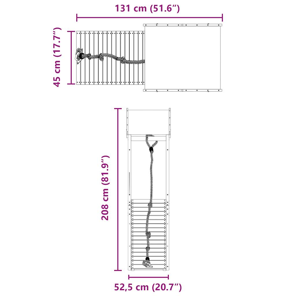Set da Gioco da Esterno in Legno Massello di Douglas 3278945