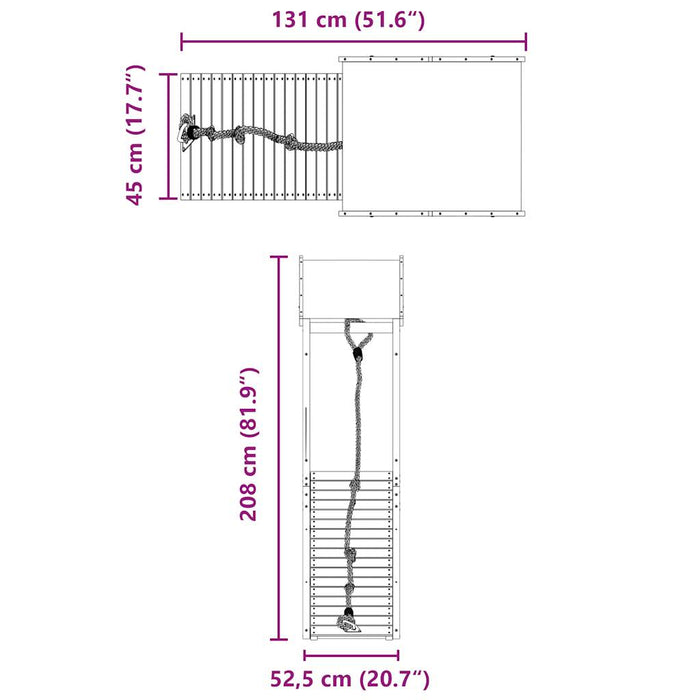 Set da Gioco da Esterno in Legno Massello di Douglas 3278945