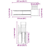 Set da Gioco da Esterno in Legno Massello di Douglas 3279110