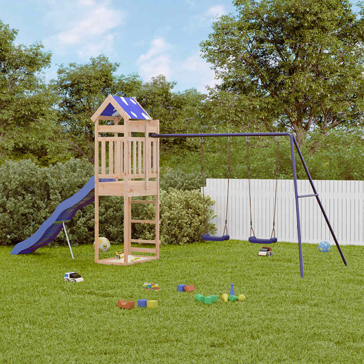 Set da Gioco da Esterno in Legno Massello di Pino 3279124