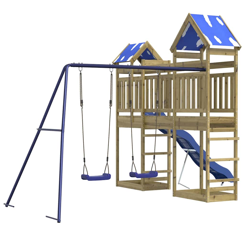 Set da Gioco da Esterno in Legno di Pino Impregnato 3279129