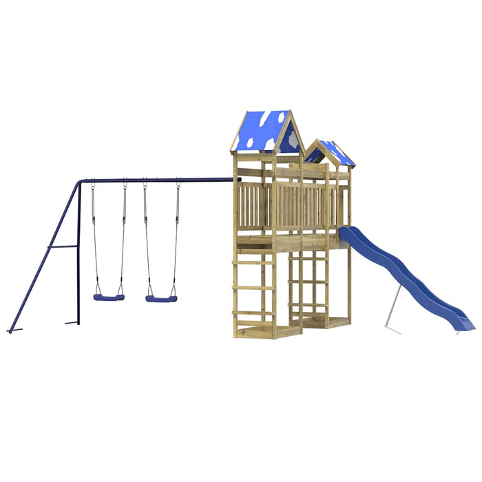 Set da Gioco da Esterno in Legno di Pino Impregnato 3279129