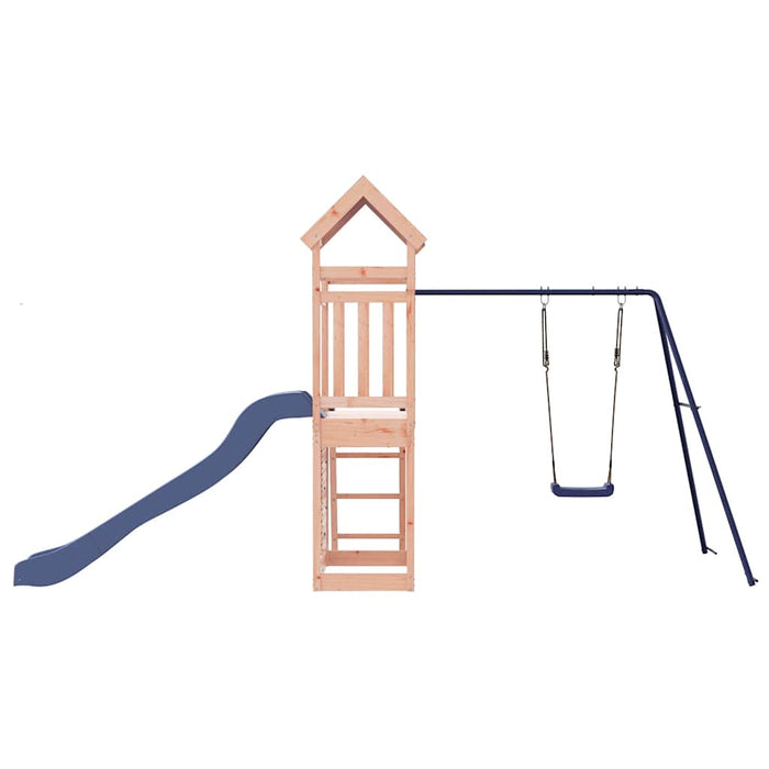 Set da Gioco da Esterno in Legno Massello di Douglas