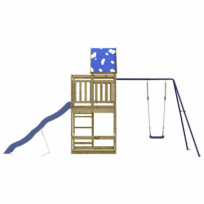 Set da Gioco da Esterno in Legno di Pino Impregnato 3279216