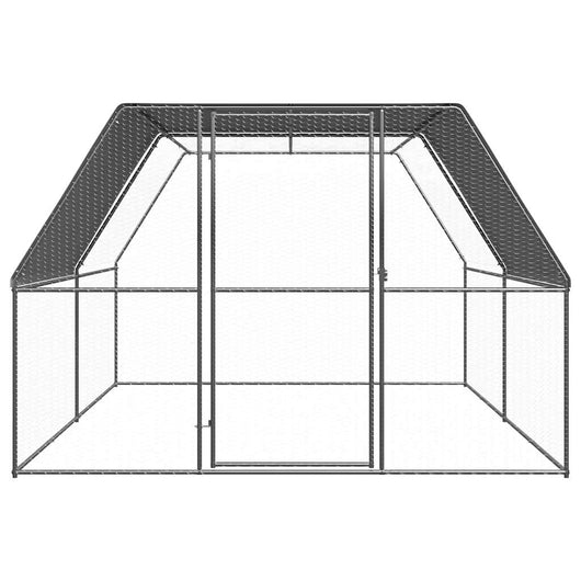 Gabbia per Polli 3x4x2 m in Acciaio Zincato