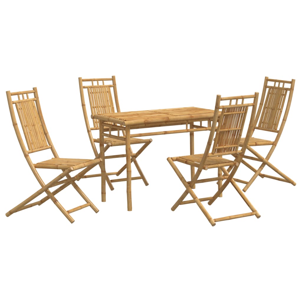 Set da Pranzo da Giardino 5 pz in Bambù 3278521