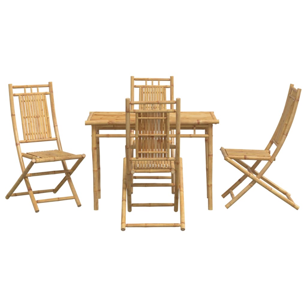 Set da Pranzo da Giardino 5 pz in Bambù 3278521