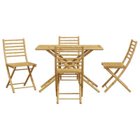 Set da Pranzo da Giardino 5 pz in Bambù 3278530