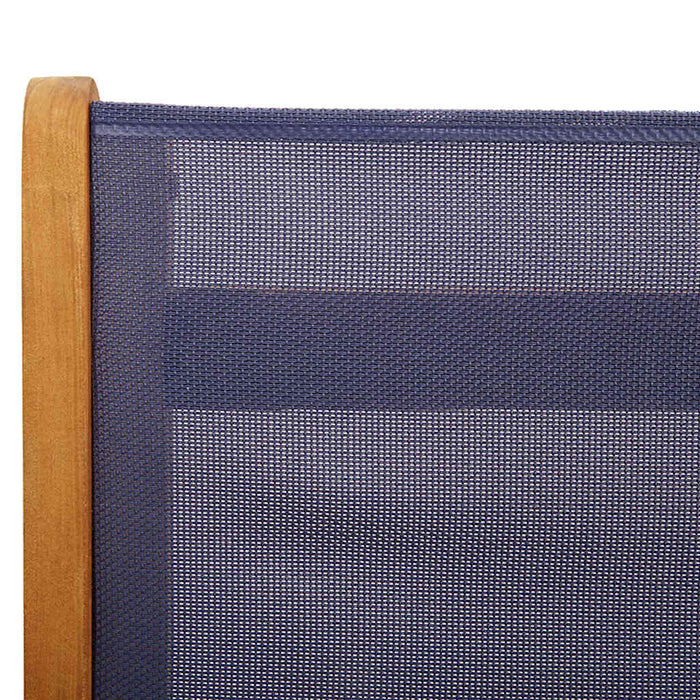 Sedie da Giardino Pieghevoli 4 pz Massello d'Acacia e Textilene 3279241