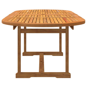 Set Pranzo da Giardino 9pz Legno Massello di Acacia e Textilene 3279263