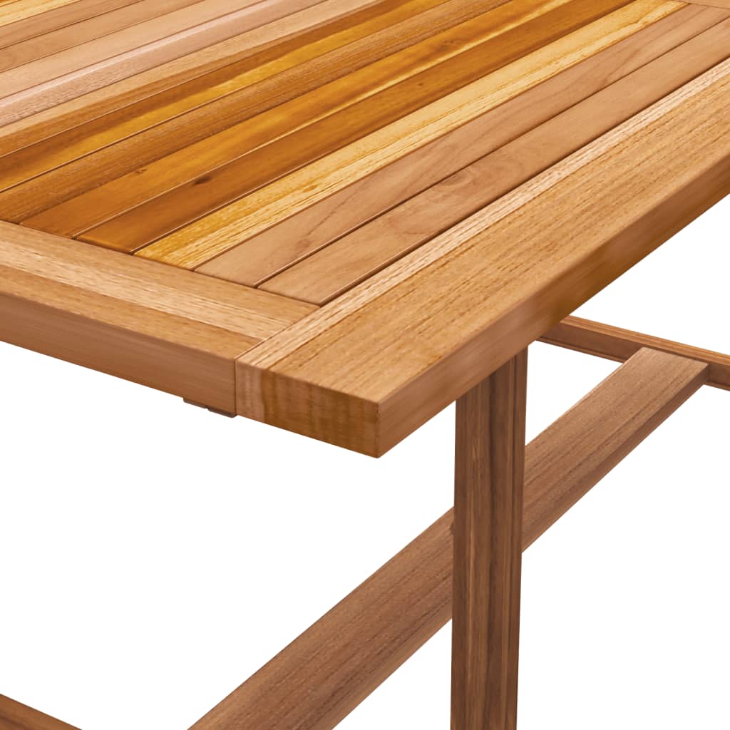 Set Pranzo da Giardino 7pz Legno Massello di Acacia e Textilene 3279269