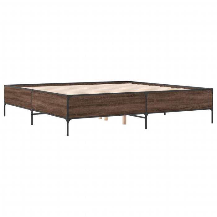 Giroletto Rovere Marrone 200x200cm in Legno Multistrato Metallo 3279781