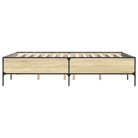 Giroletto Rovere Sonoma 140x200 cm in Legno Multistrato Metallo 3279798