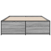 Giroletto Grigio Sonoma 120x200 cm in Legno Multistrato Metallo 3279895
