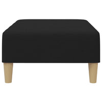 Poggiapiedi Nero 77x55x31 cm in Tessuto 4007391