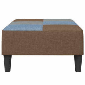Poggiapiedi Patchwork 77x55x31 cm in Tessuto 4007398