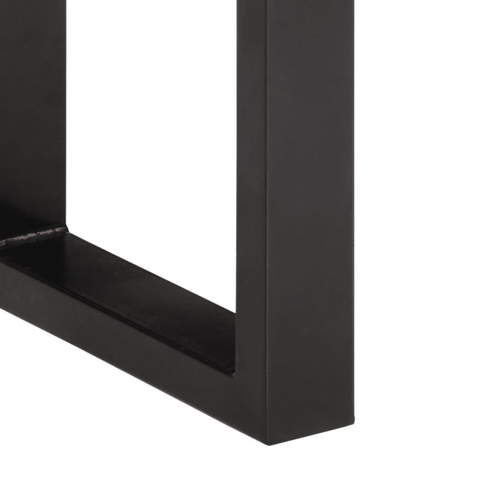 vidaXL Panca 160 cm in Legno Massello di Recupero e Acciaio