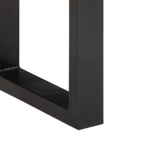 Panca 160 cm in Legno Massello di Mango Grezzo e Acciaio 4006413