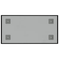Lavagna Magnetica a Parete Nera 40x20 cm Vetro Temperato 4008607