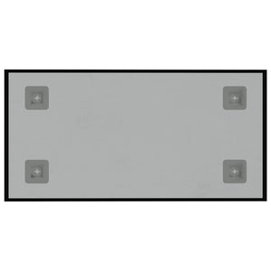 Lavagna Magnetica a Parete Nera 40x20 cm Vetro Temperato 4008607