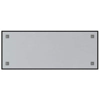 Lavagna Magnetica a Parete Nera 100x40 cm Vetro Temperato 4008610