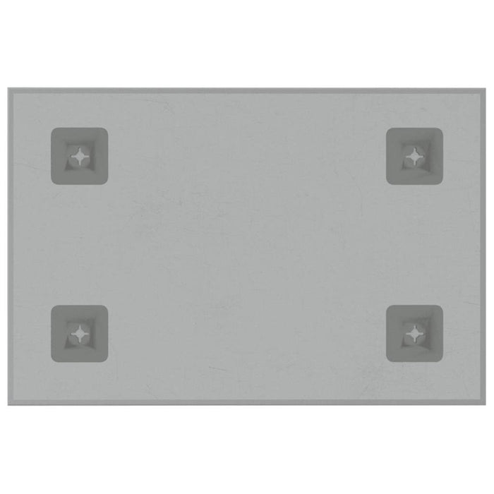 Lavagna Magnetica a Parete Bianca 40x30 cm Vetro Temperato 4008622