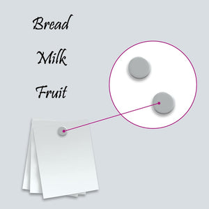 Lavagna Magnetica a Parete Bianca 50x20 cm Vetro Temperato 4008630