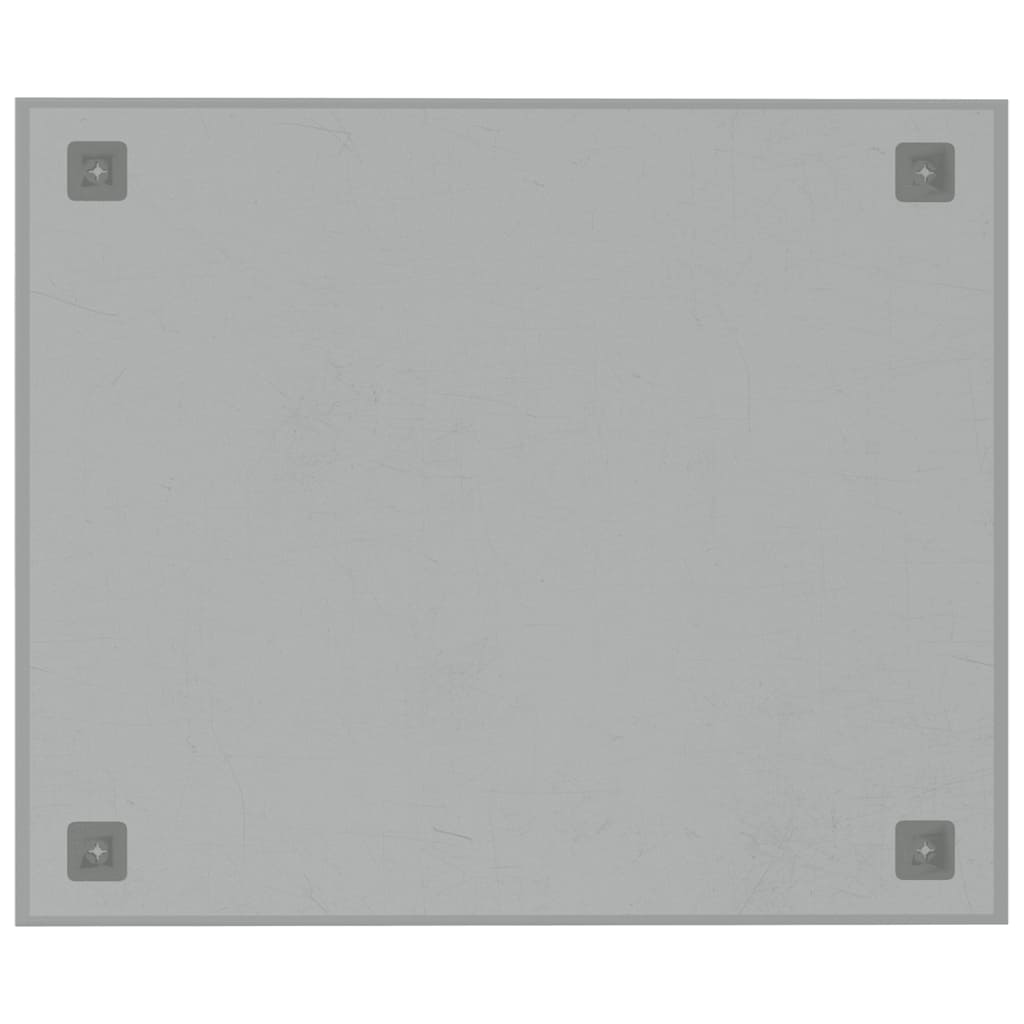 Lavagna Magnetica a Parete Bianca 60x50 cm Vetro Temperato 4008632