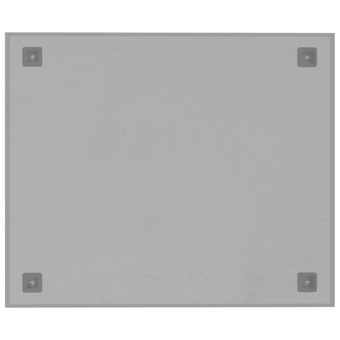 Lavagna Magnetica a Parete Bianca 60x50 cm Vetro Temperato 4008632