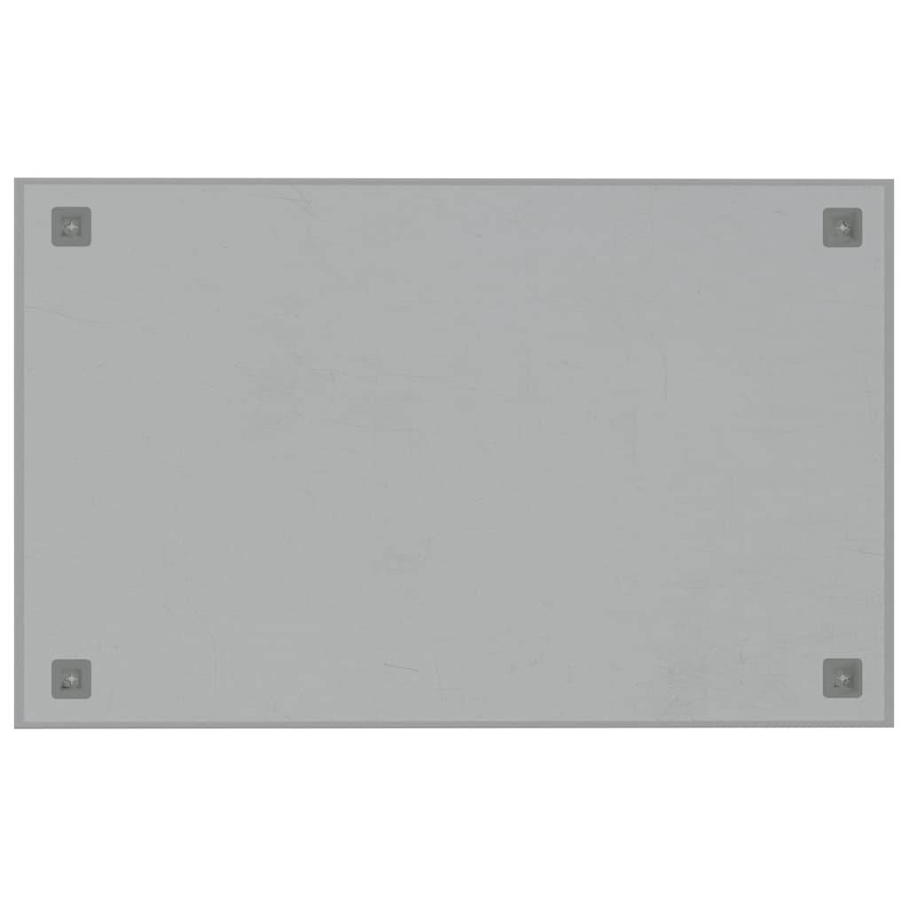 Lavagna Magnetica a Parete Bianca 80x50 cm Vetro Temperato 4008633
