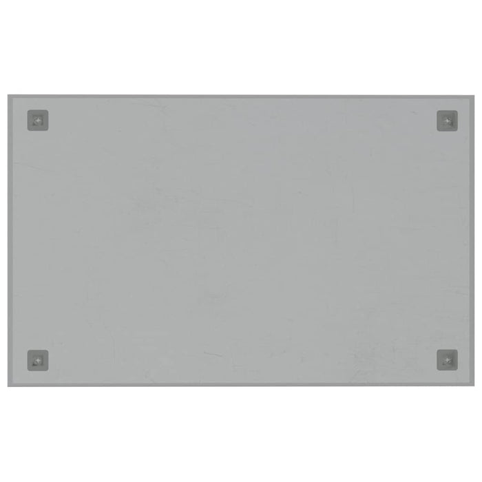 Lavagna Magnetica a Parete Bianca 80x50 cm Vetro Temperato 4008633
