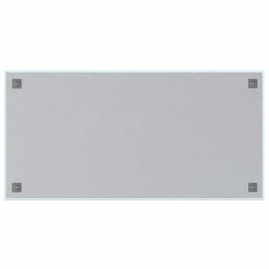 Lavagna Magnetica a Parete Bianca 100x50 cm Vetro Temperato 4008634