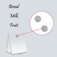 Lavagna Magnetica a Parete Bianca 80x60 cm Vetro Temperato 4008638