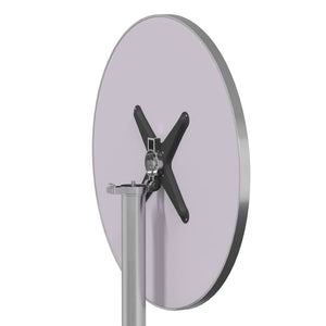 vidaXL Tavolo da Bar per Esterni Regolabile Ø59,5x70/114,5cm Alluminio