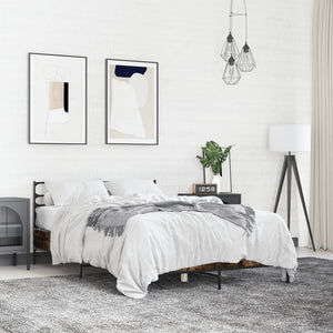 Giroletto Rovere Fumo 140x200 cm in Legno Multistrato Metallo 3280044