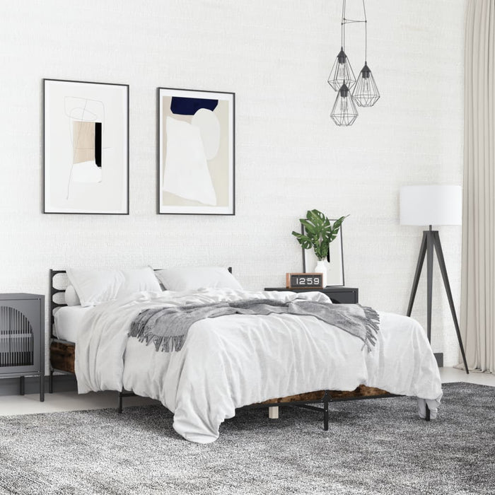 Giroletto Rovere Fumo 140x200 cm in Legno Multistrato Metallo 3280044