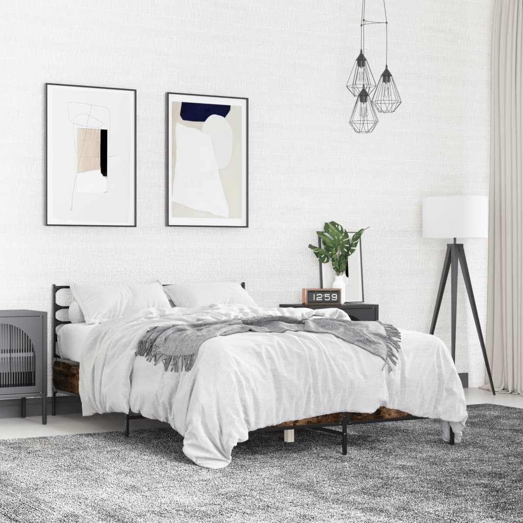 Giroletto Rovere Fumo 140x200 cm in Legno Multistrato Metallo 3280044