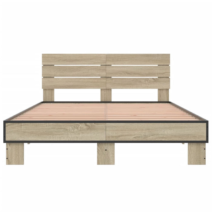 Giroletto Rovere Sonoma 140x200 cm in Legno Multistrato Metallo 3280148