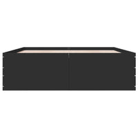 Giroletto Nero 160x200 cm in Legno Multistrato 3280910